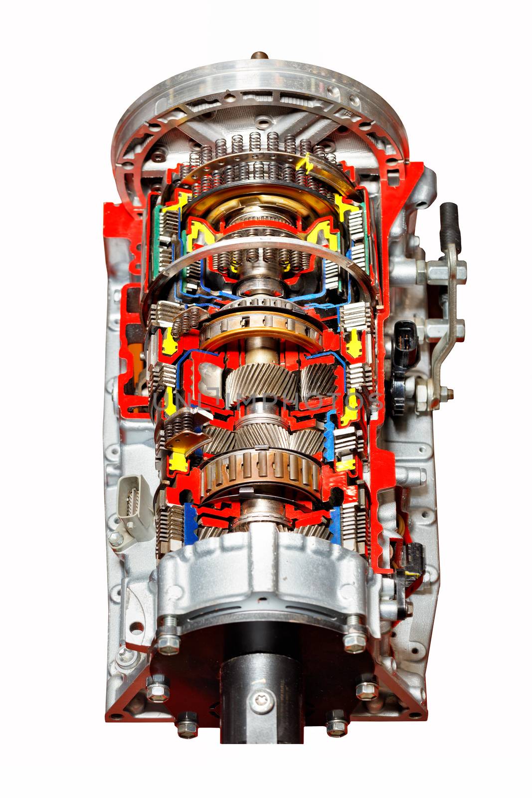 Cutaway automatic transmission of a modern car. by Sergii