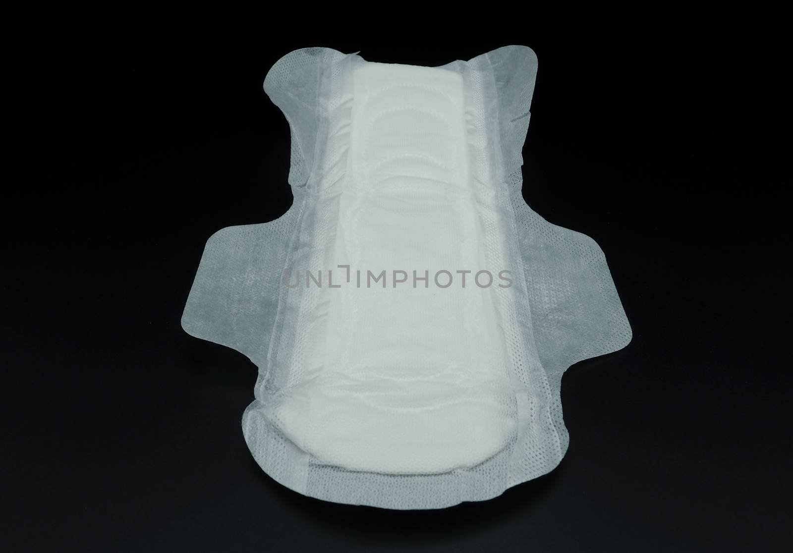 White clean hygiene sanitary napkin by gnepphoto