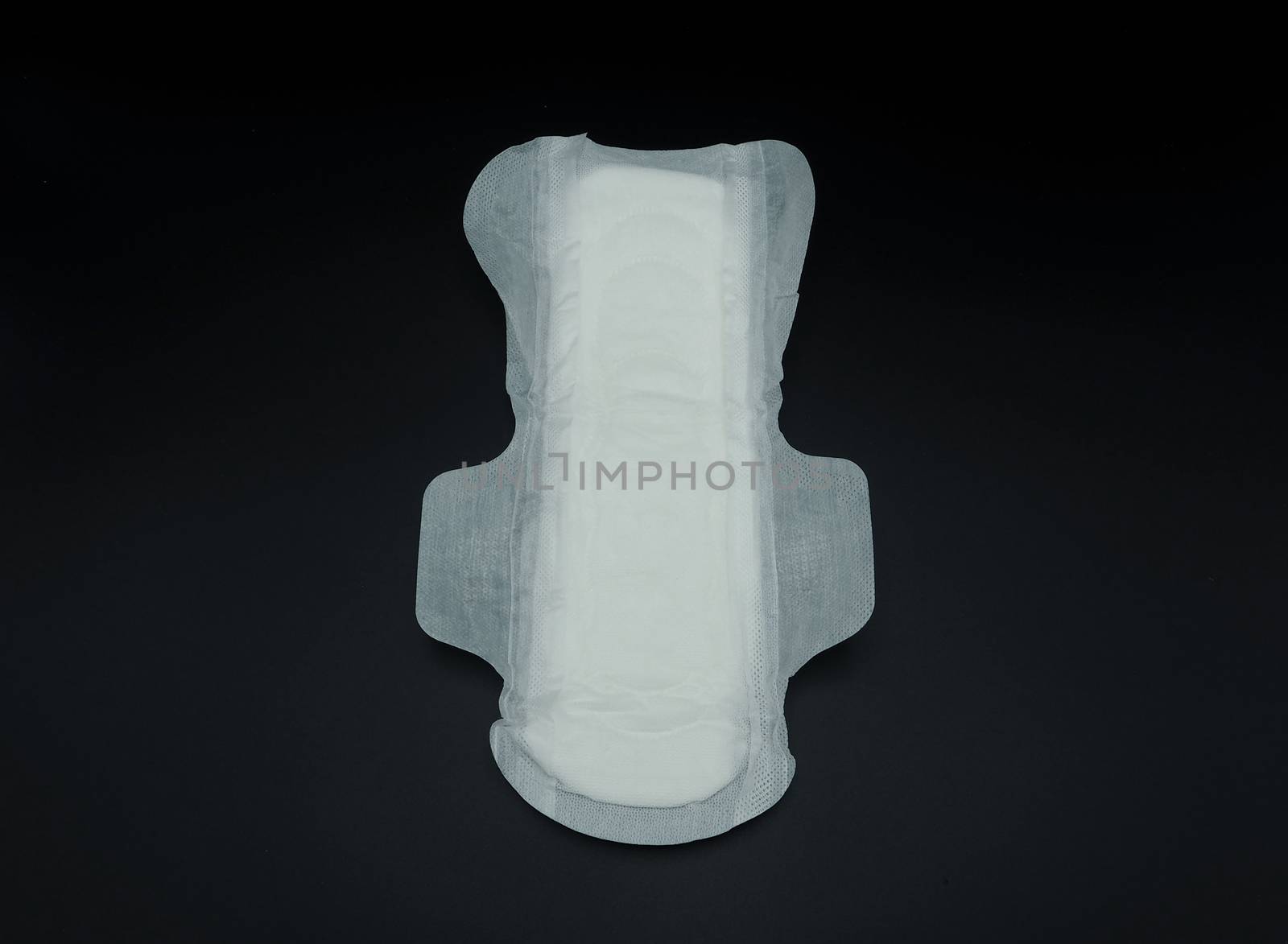 White clean hygiene sanitary napkin by gnepphoto