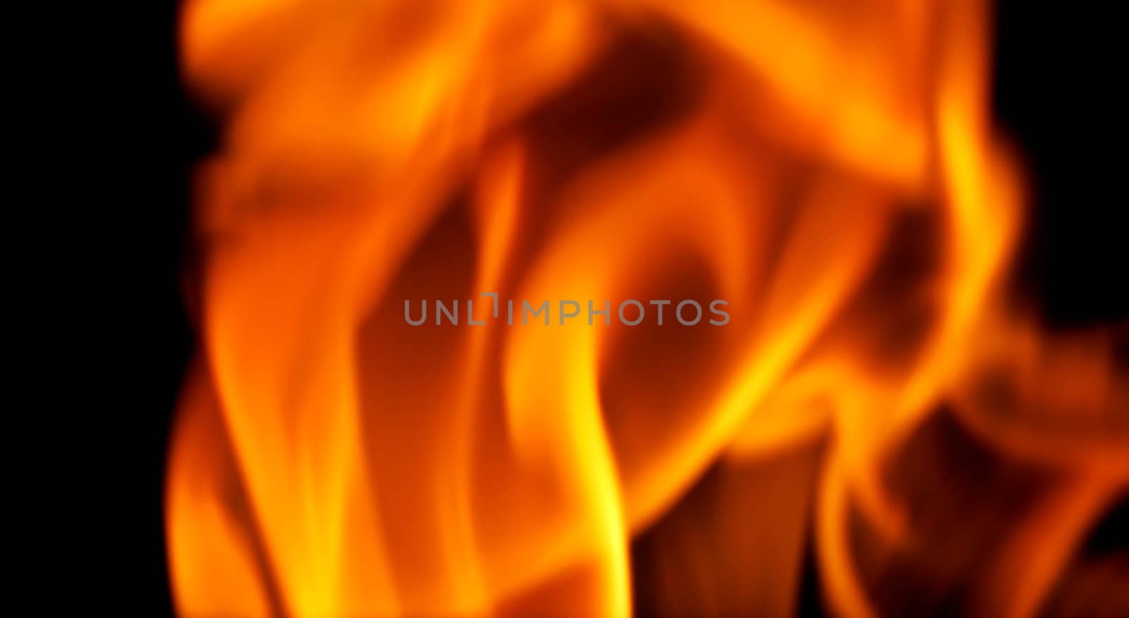 Fire close-up for use as abstract background  by gnepphoto