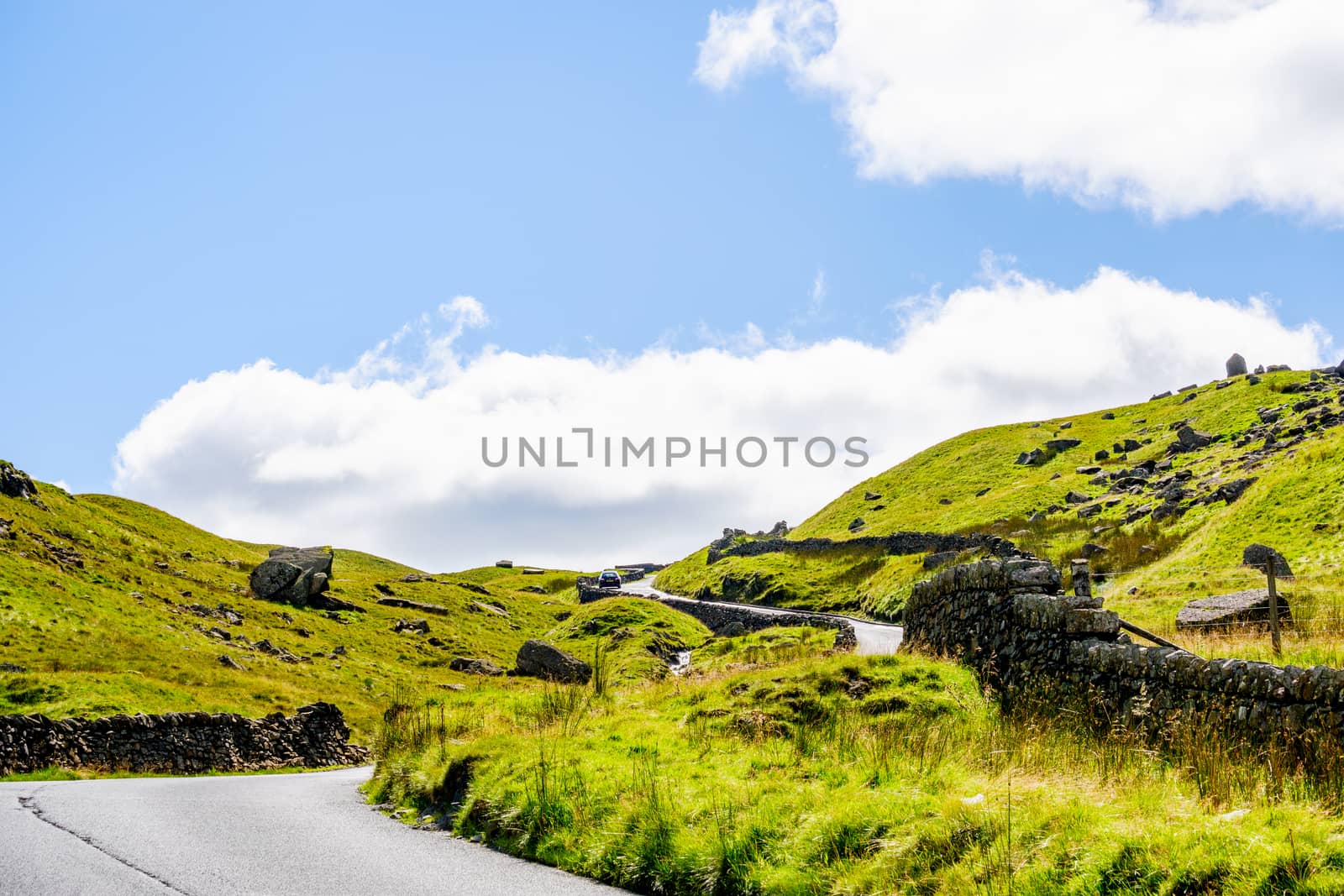 The Kirkstone Pass road in the English Lake District, by paddythegolfer