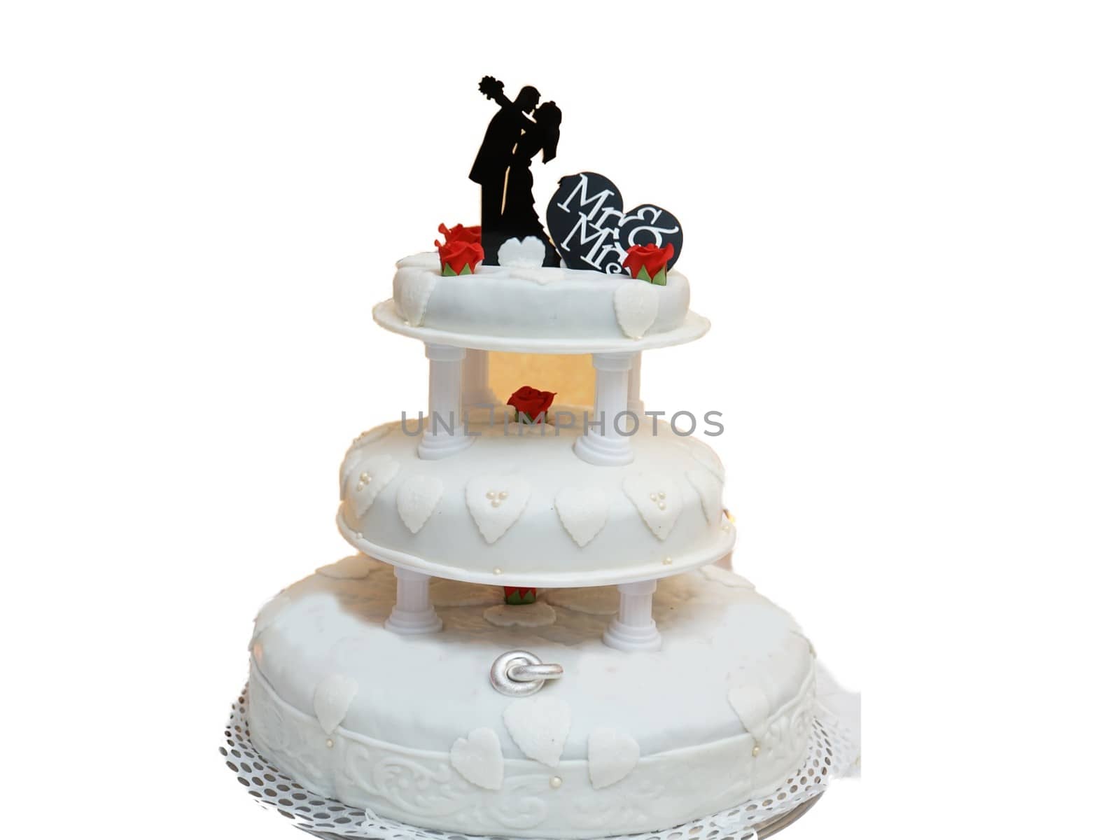A wedding cake. High quality photo