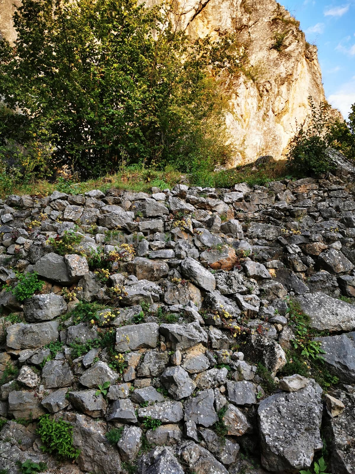 A stone wall in Aggtelek by balage941