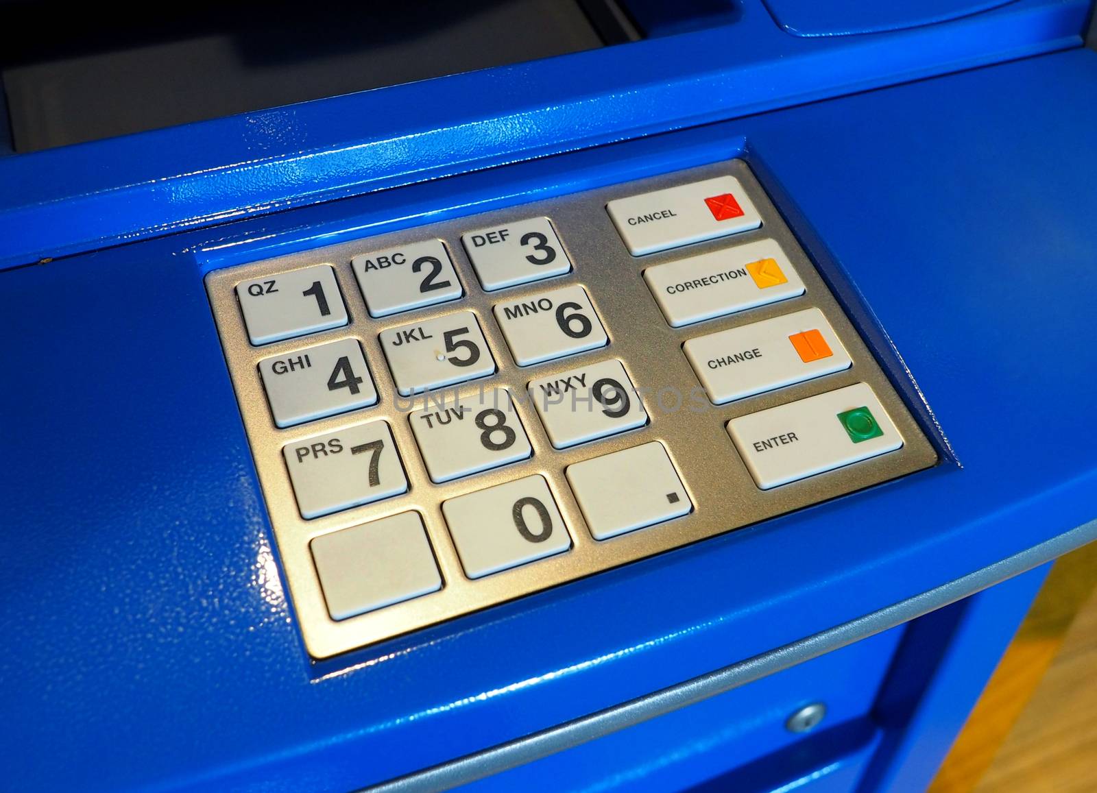 ATM machine close-up by gnepphoto