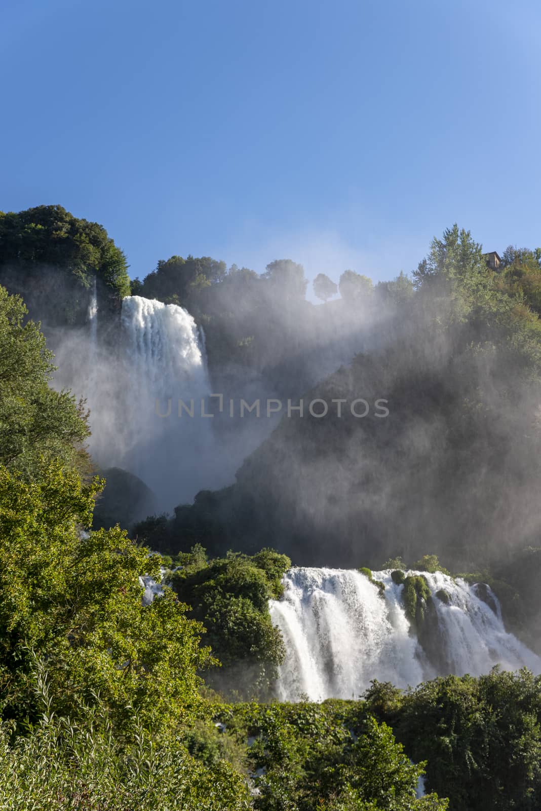 waterfall of marmore in terni the highest in europe