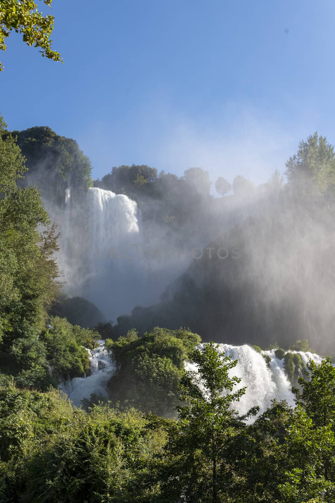 waterfall of marmore in terni the highest in europe