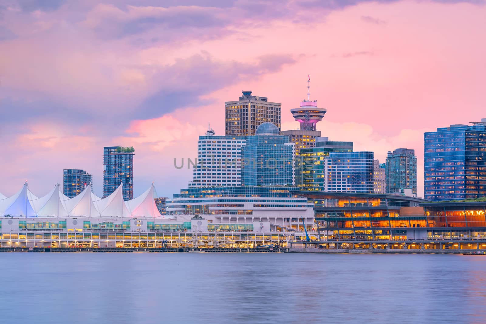 Beautiful view of downtown Vancouver skyline, British Columbia,  by f11photo