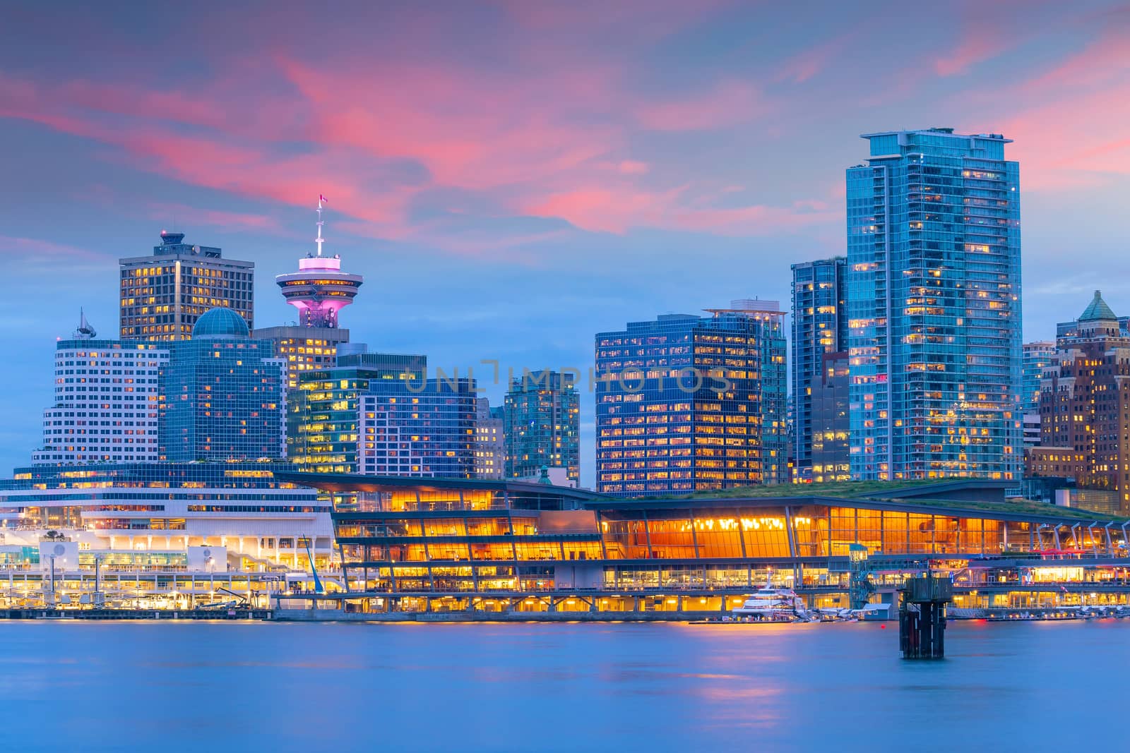 Beautiful view of downtown Vancouver skyline, British Columbia,  by f11photo