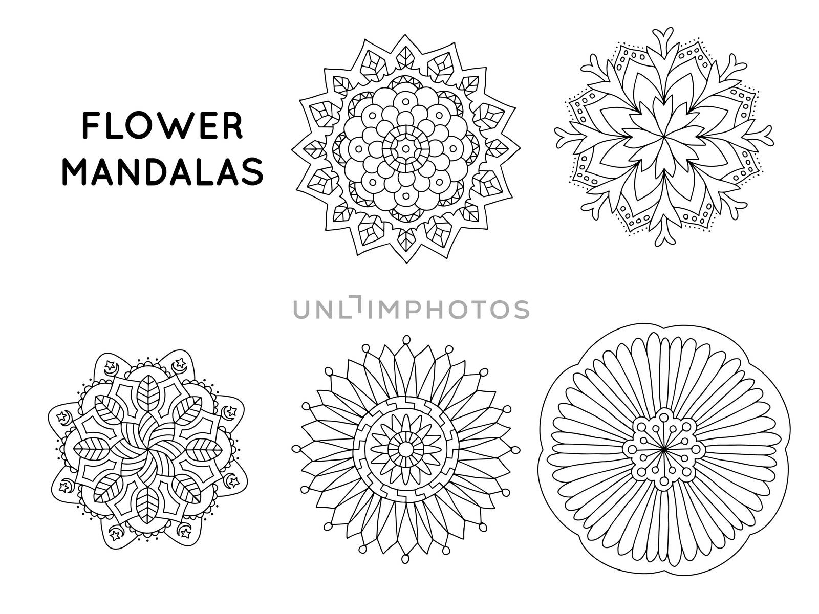 Mandalas patterns by nongpimmy