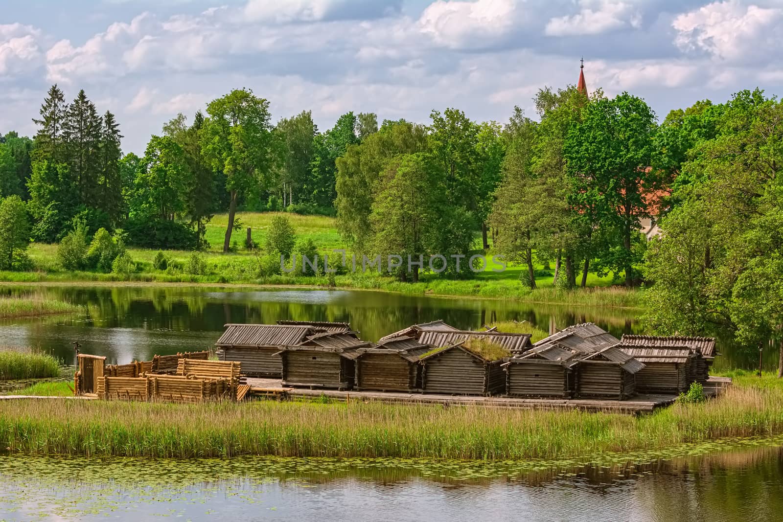 Araisi lake dwelling site (lake fortress), Latvia
