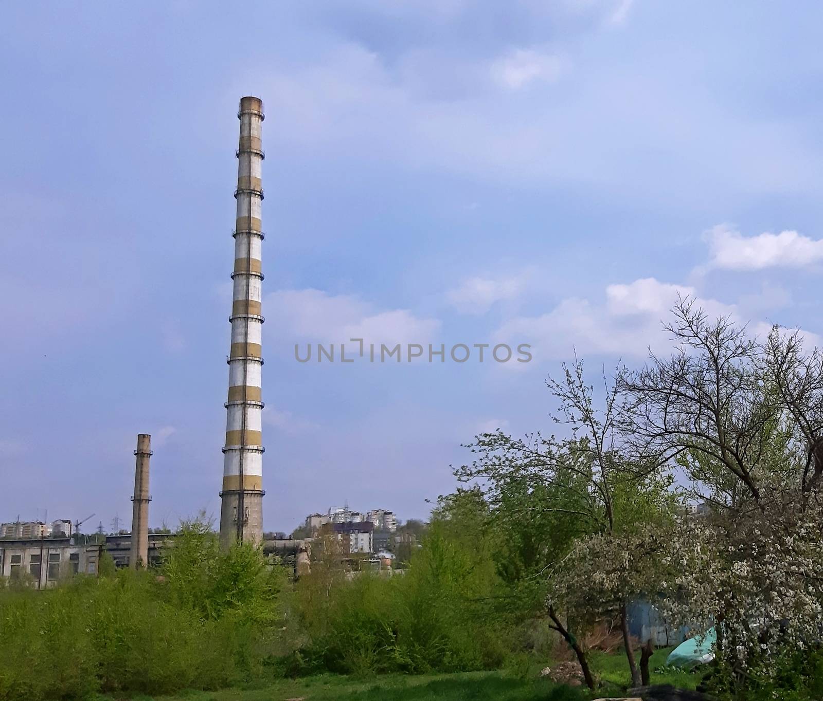 Chimney outside in the warm season is off by Mindru