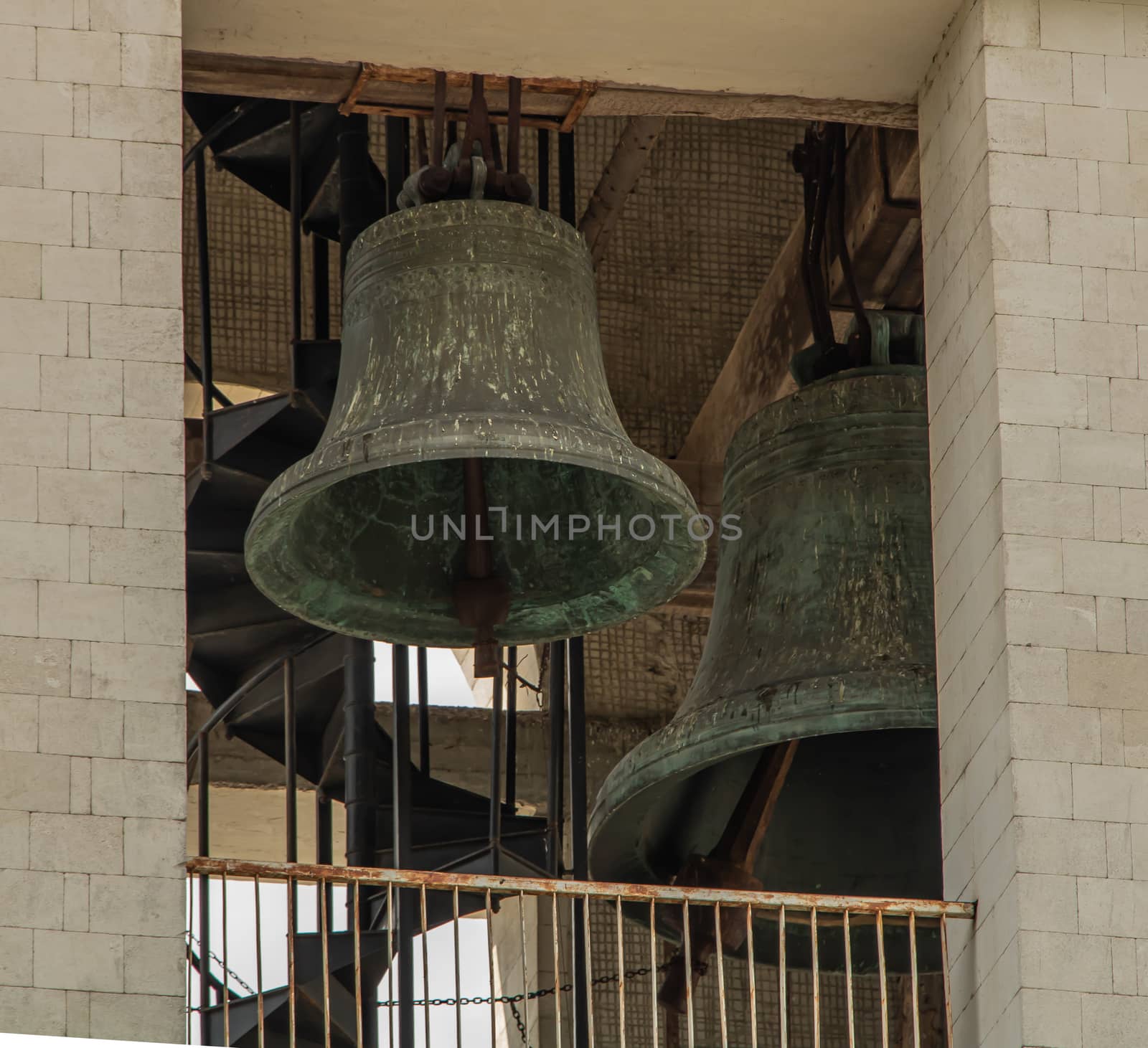 Cathedral Orthodox church bell close up bell by Mindru