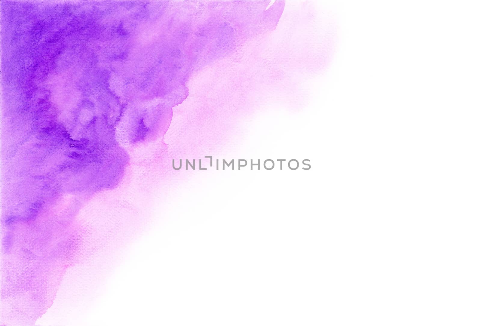 abstract purple background in cloud concept. watercolor hand painting illustration. by Ungamrung