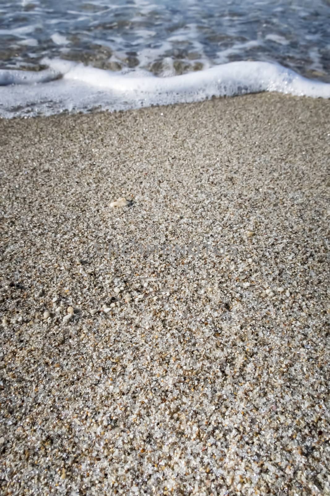 seascape from sea shore in summer season for background