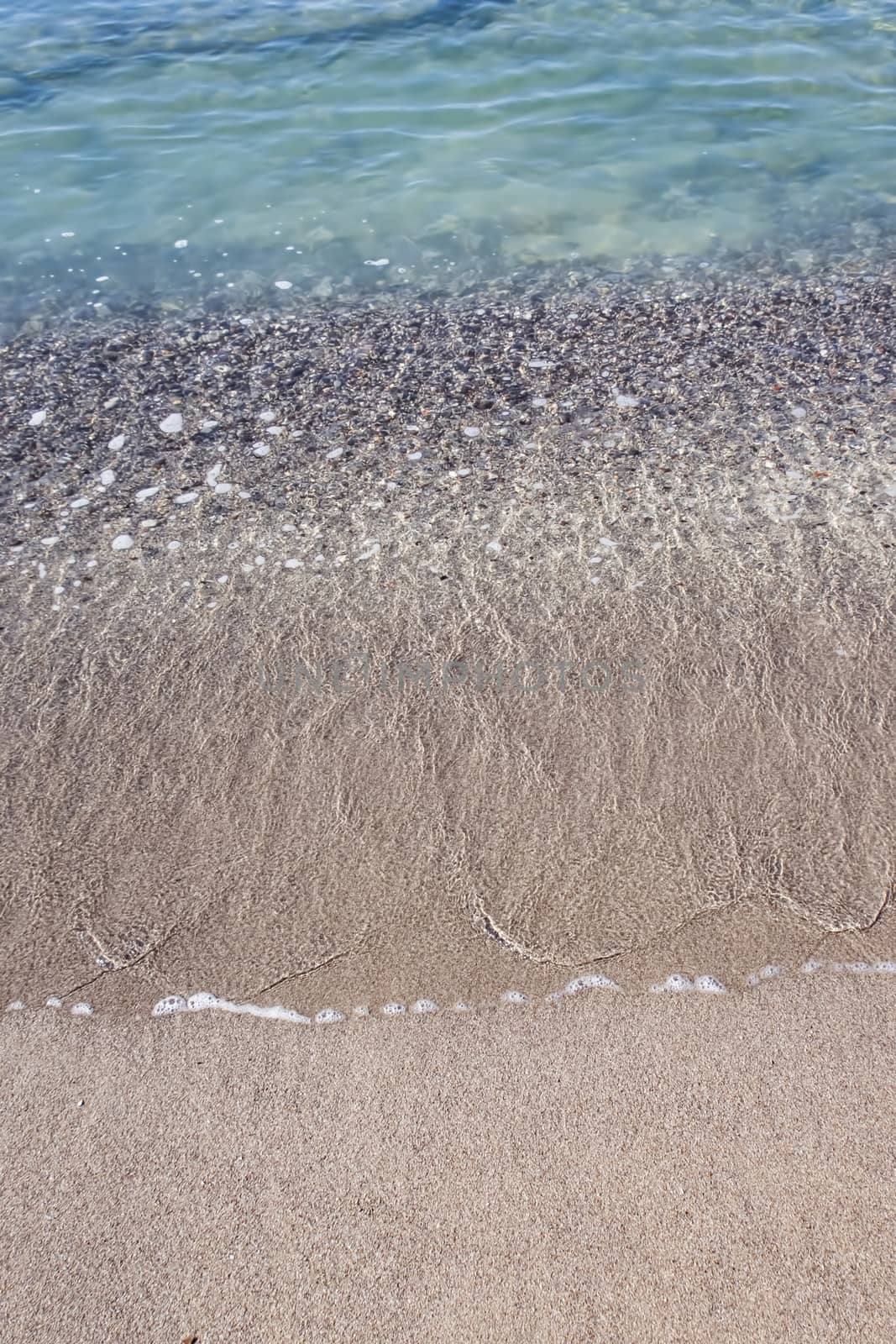 seascape from sea shore in summer season for background