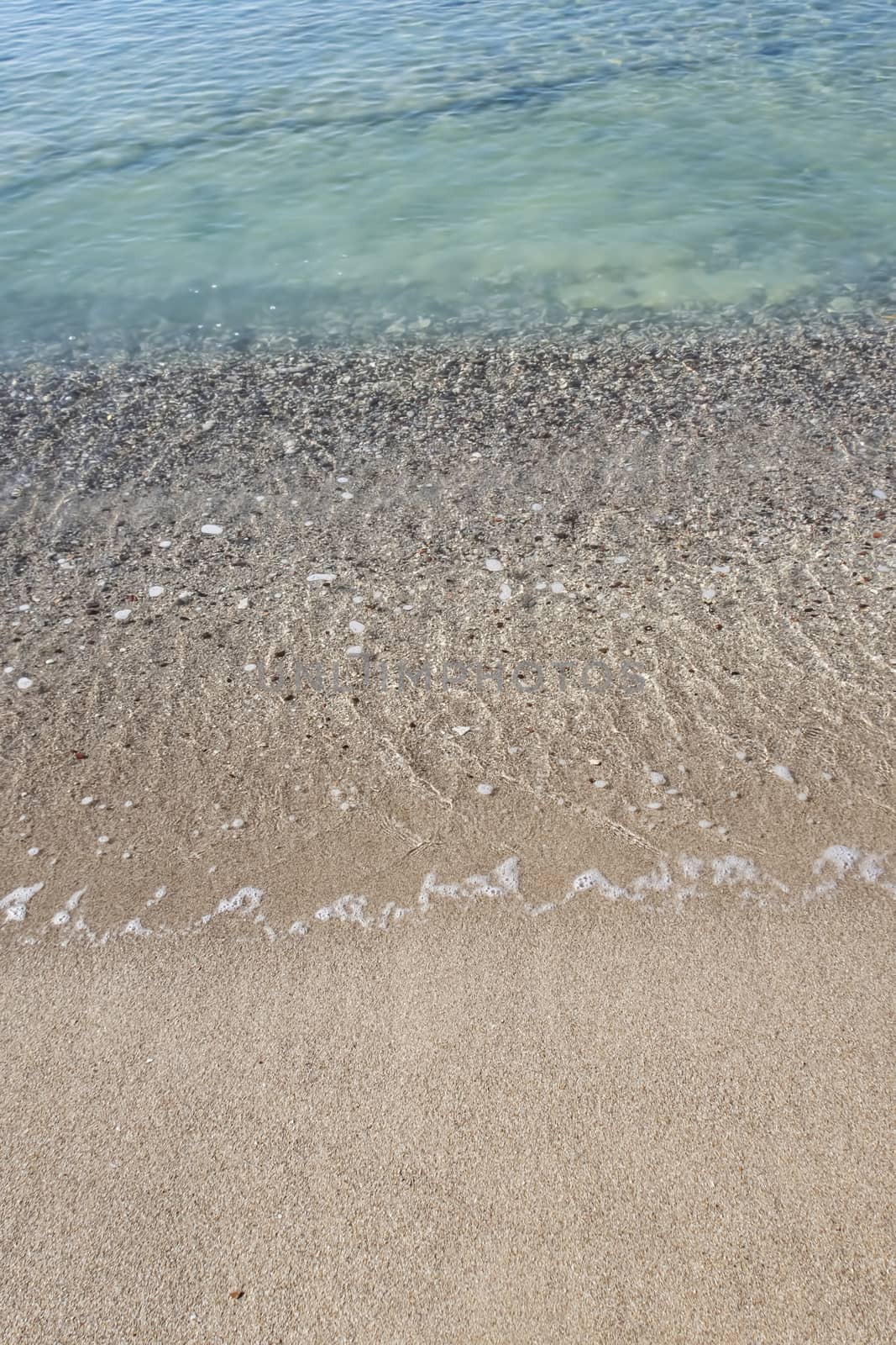 seascape from sea shore in summer season for background