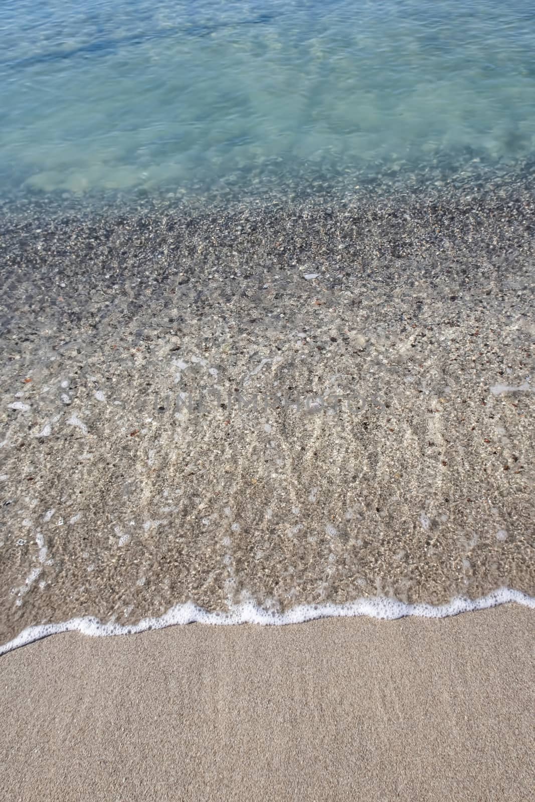 seascape from sea shore in summer season for background