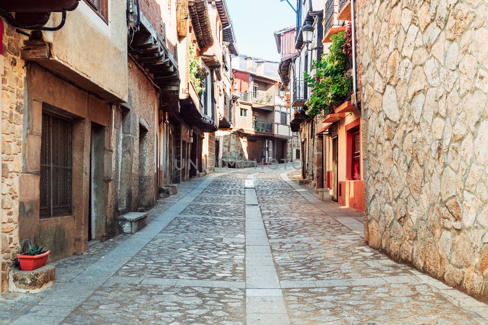 Village of Sotoserrano in province of Salamanca, Spain. by Fotoeventis