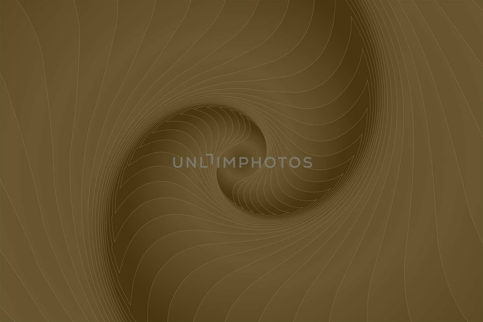 Fractal illustration for meditation and decoration wallpaper. Spiral background design for textile, wallpaper and interior decorations. Infinite geometry fractal background of spiral jigsaw puzzle.