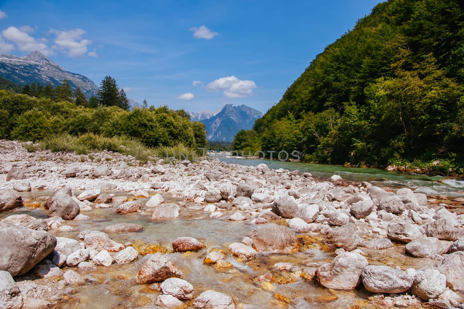 Scenic Landscape near the Vrsic Pass in Slovenia by FiledIMAGE