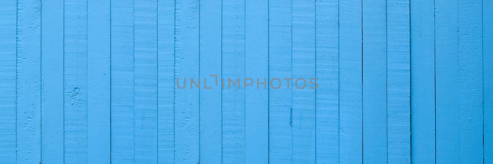 Blue wood plank banner background. Blue wood background.