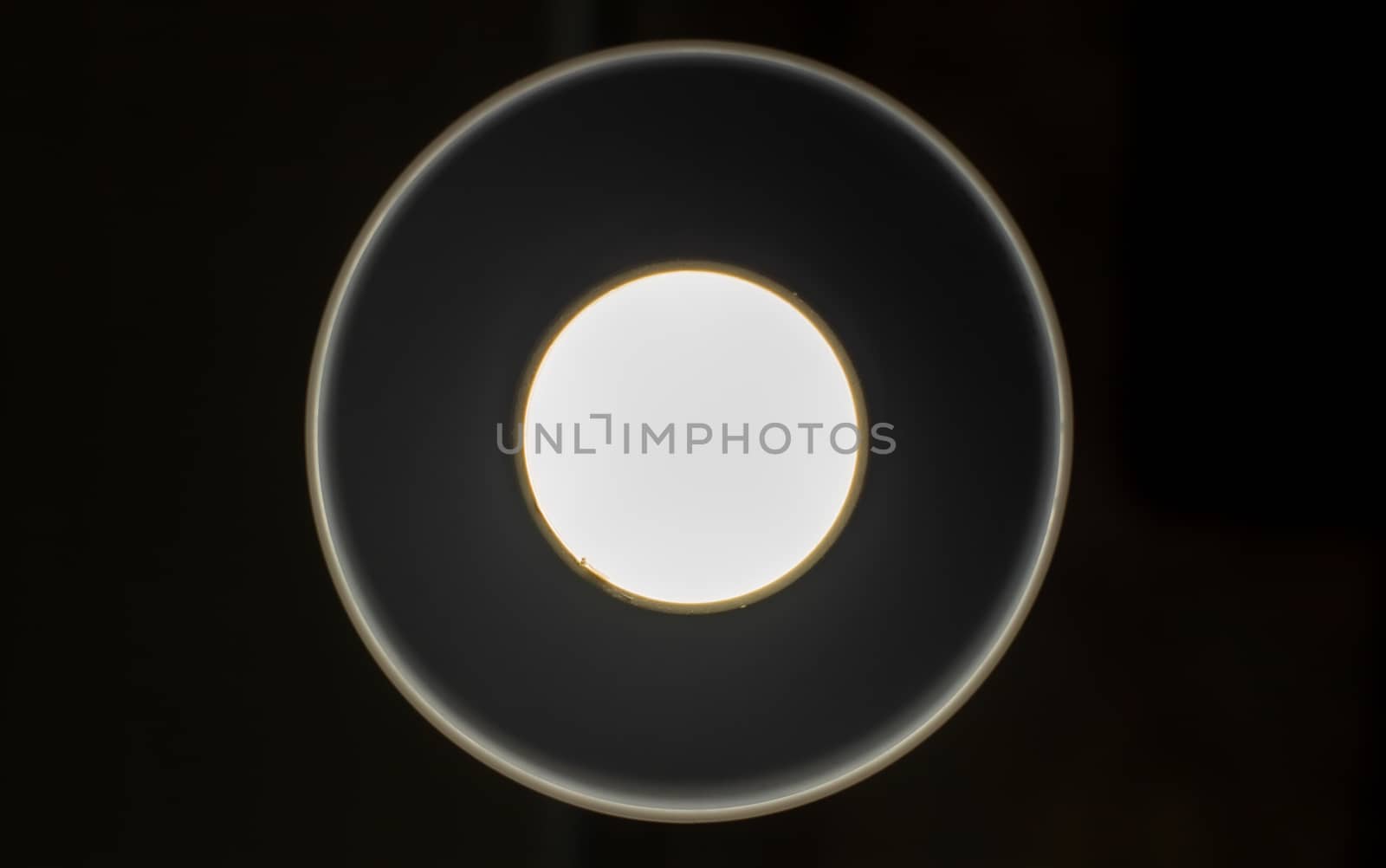 White glowing circles on a black background.  by AnatoliiFoto