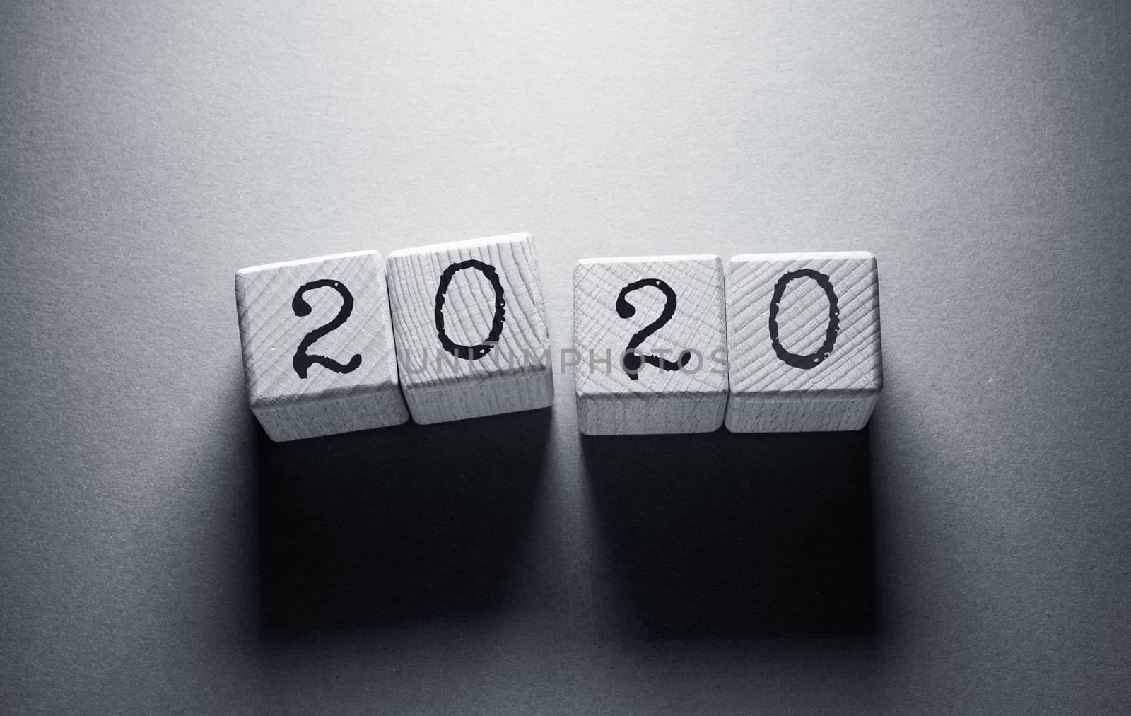 2020 Word with Wooden Cubes by Jievani