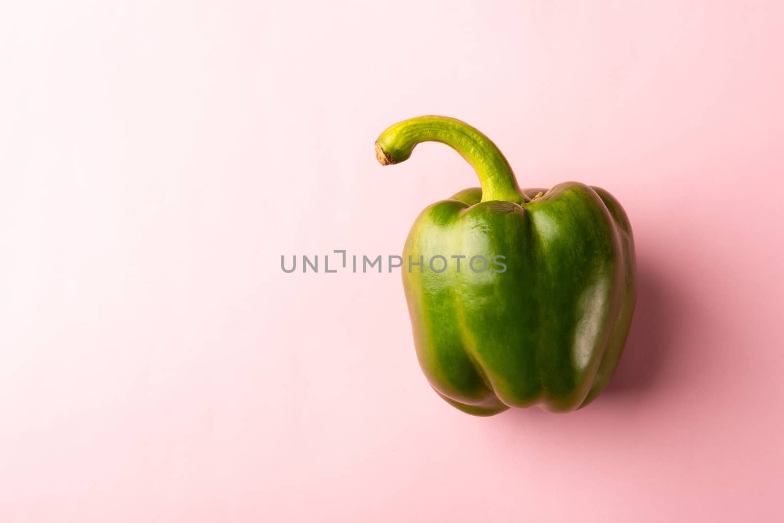 raw green bell peppers by Sorapop