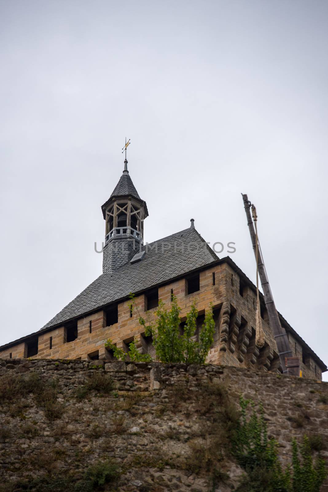 Castle of Foix, Cathar country, Ariege, Midi pyrenees, France. by martinscphoto