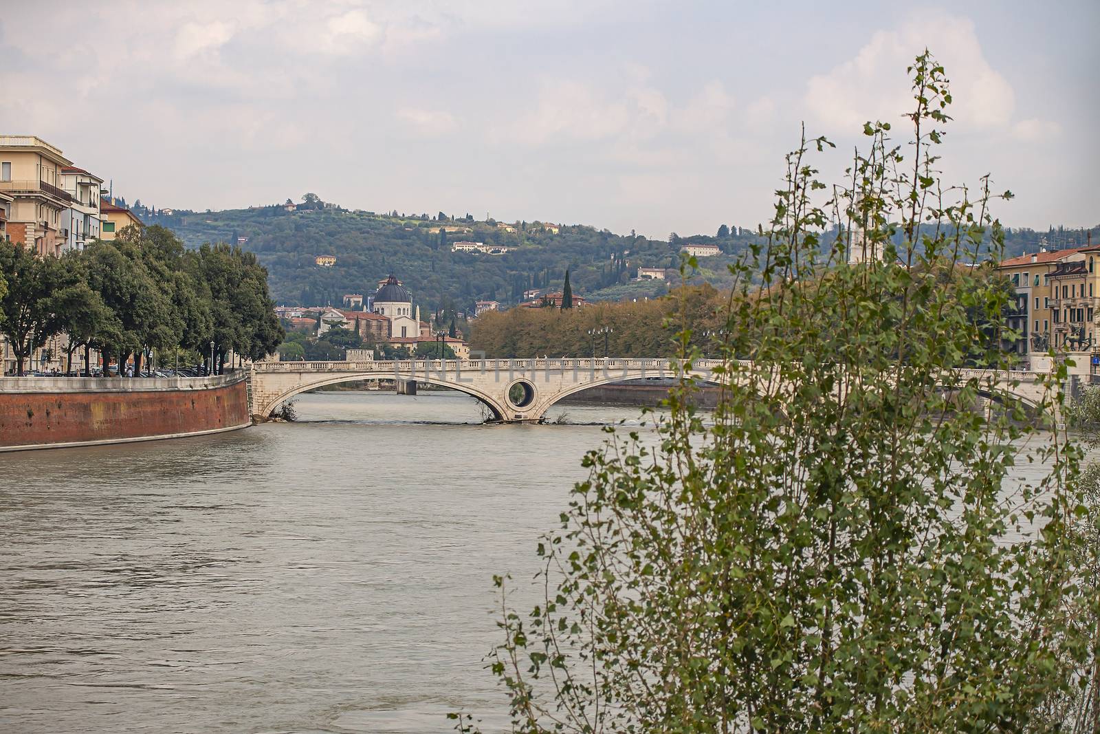 Adige river in Verona in Italy by pippocarlot