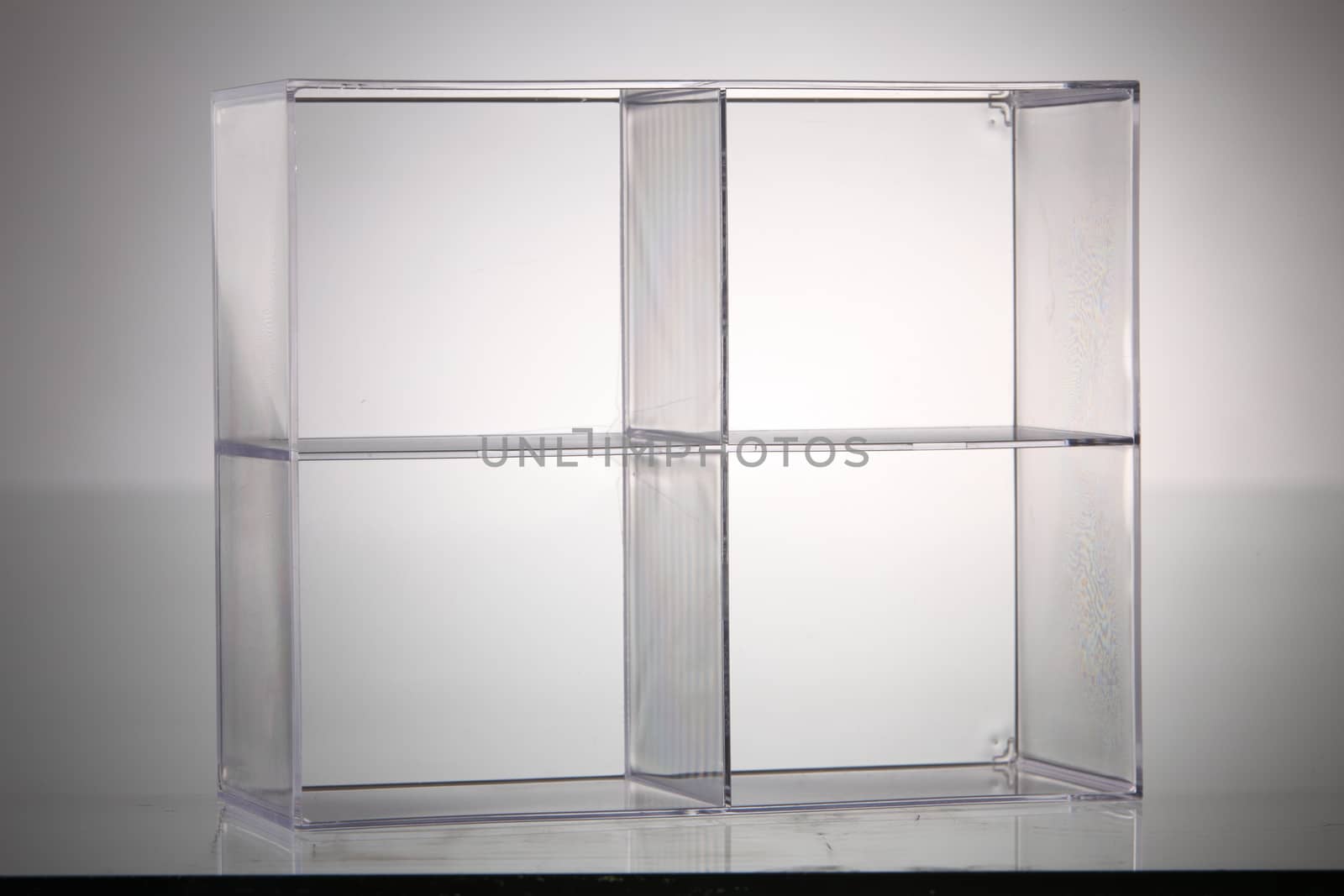 small glass ofr plastic display box for mini toy