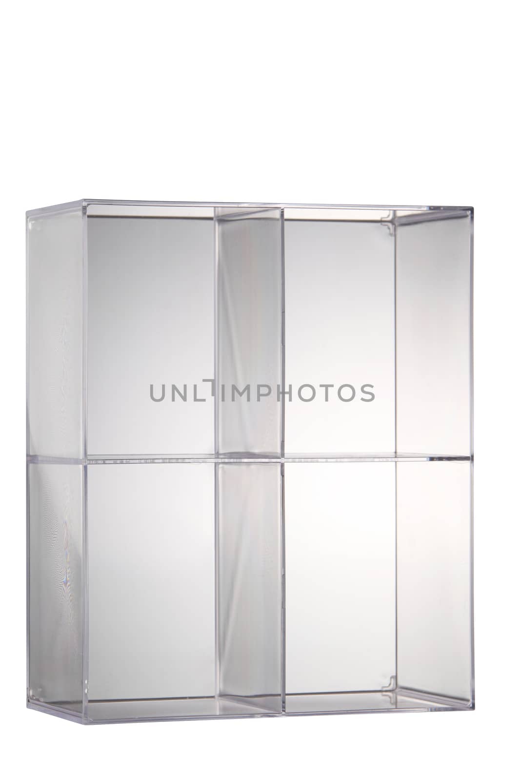small glass ofr plastic display box for mini toy