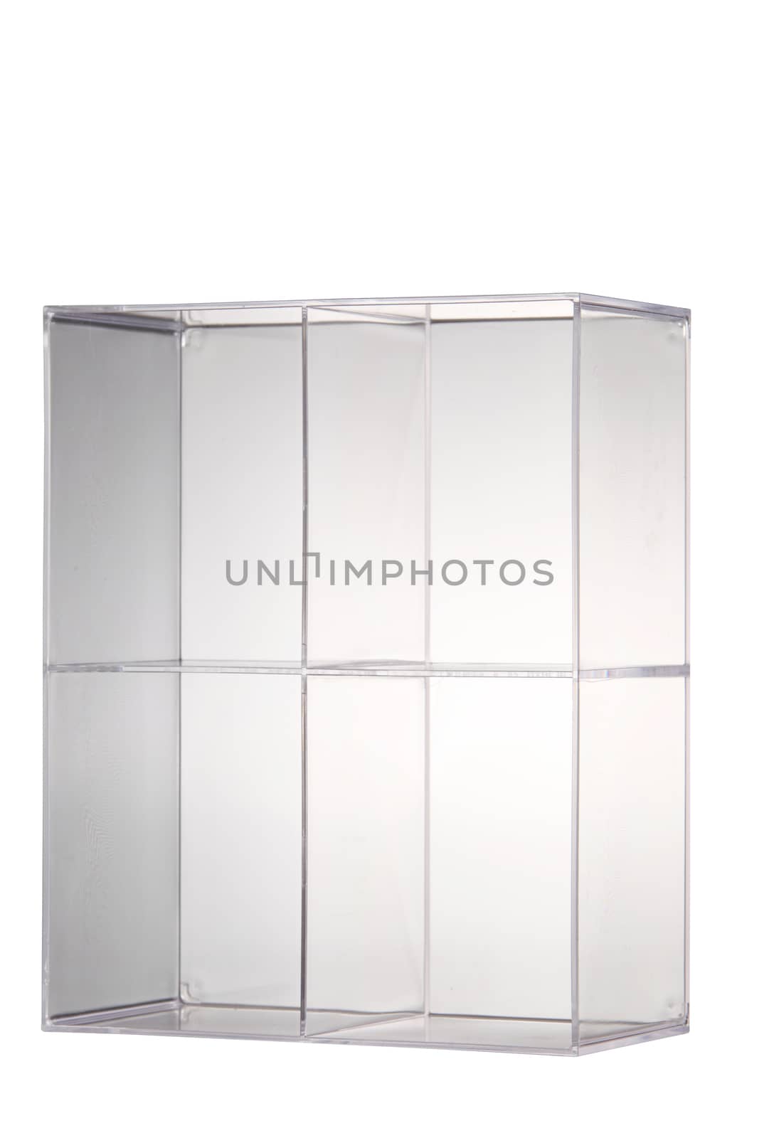 small glass ofr plastic display box for mini toy