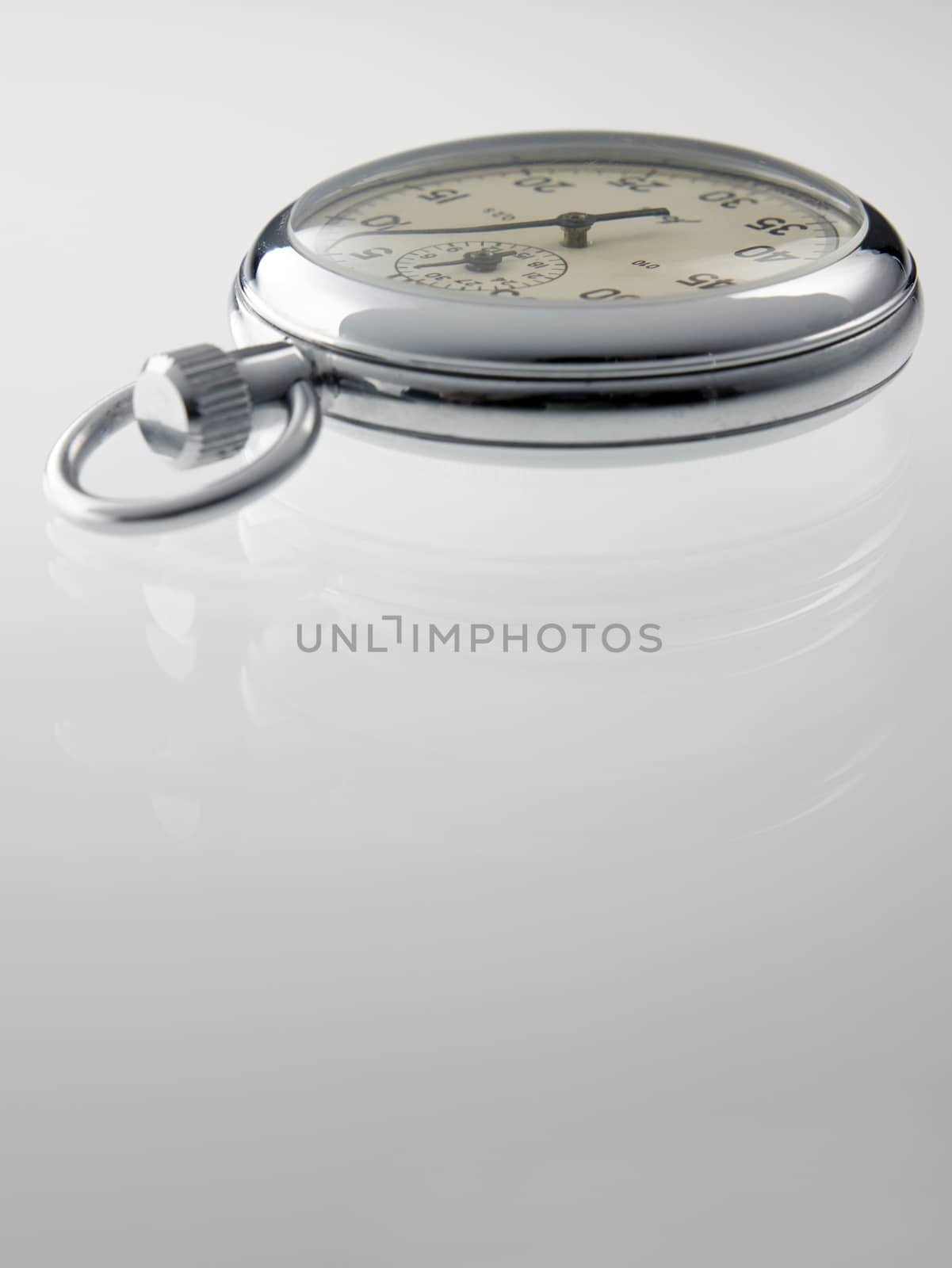 stop watch with depth of field