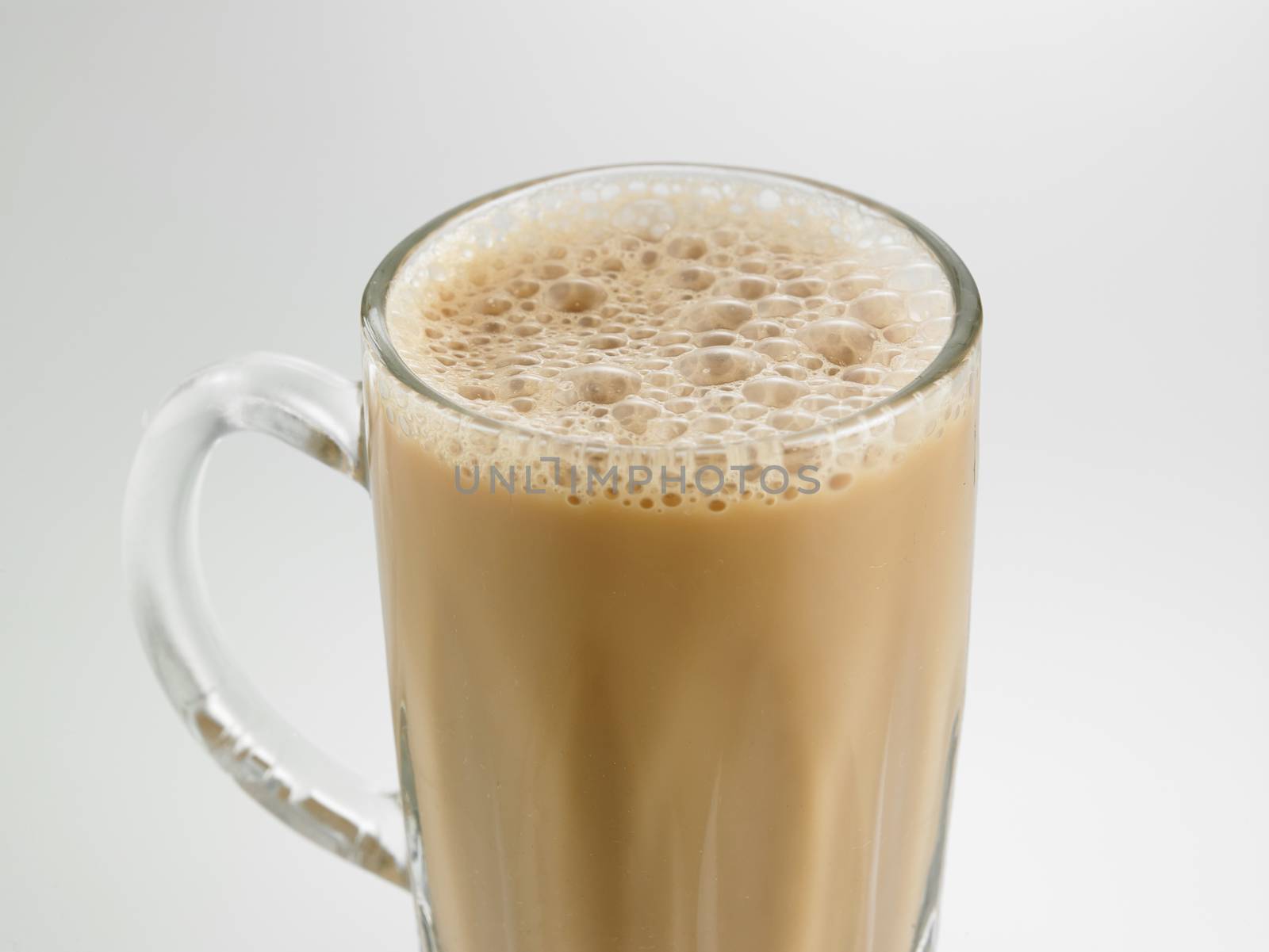 Tea with milk or Teh Tarik in Malaysia