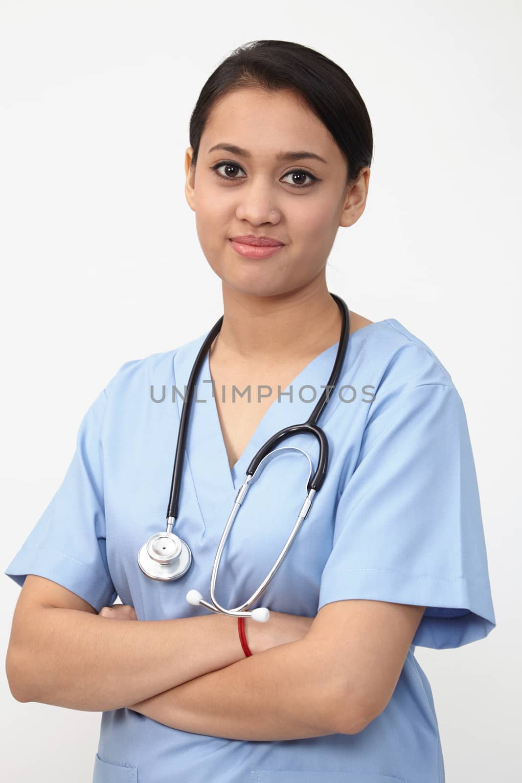 nurse with uniform by eskaylim