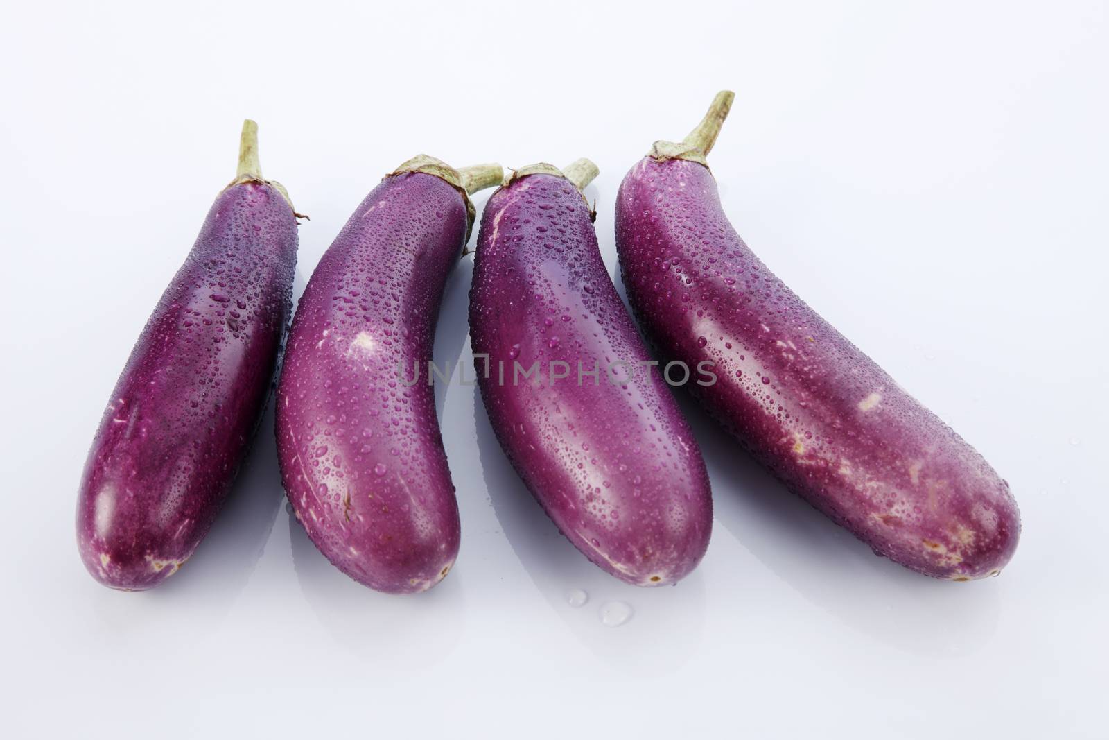 Brinjal isolated on white background