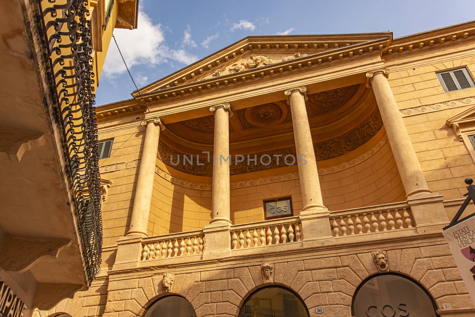 VERONA, ITALY 10 SEPTEMBER 2020: Verona historical theatre