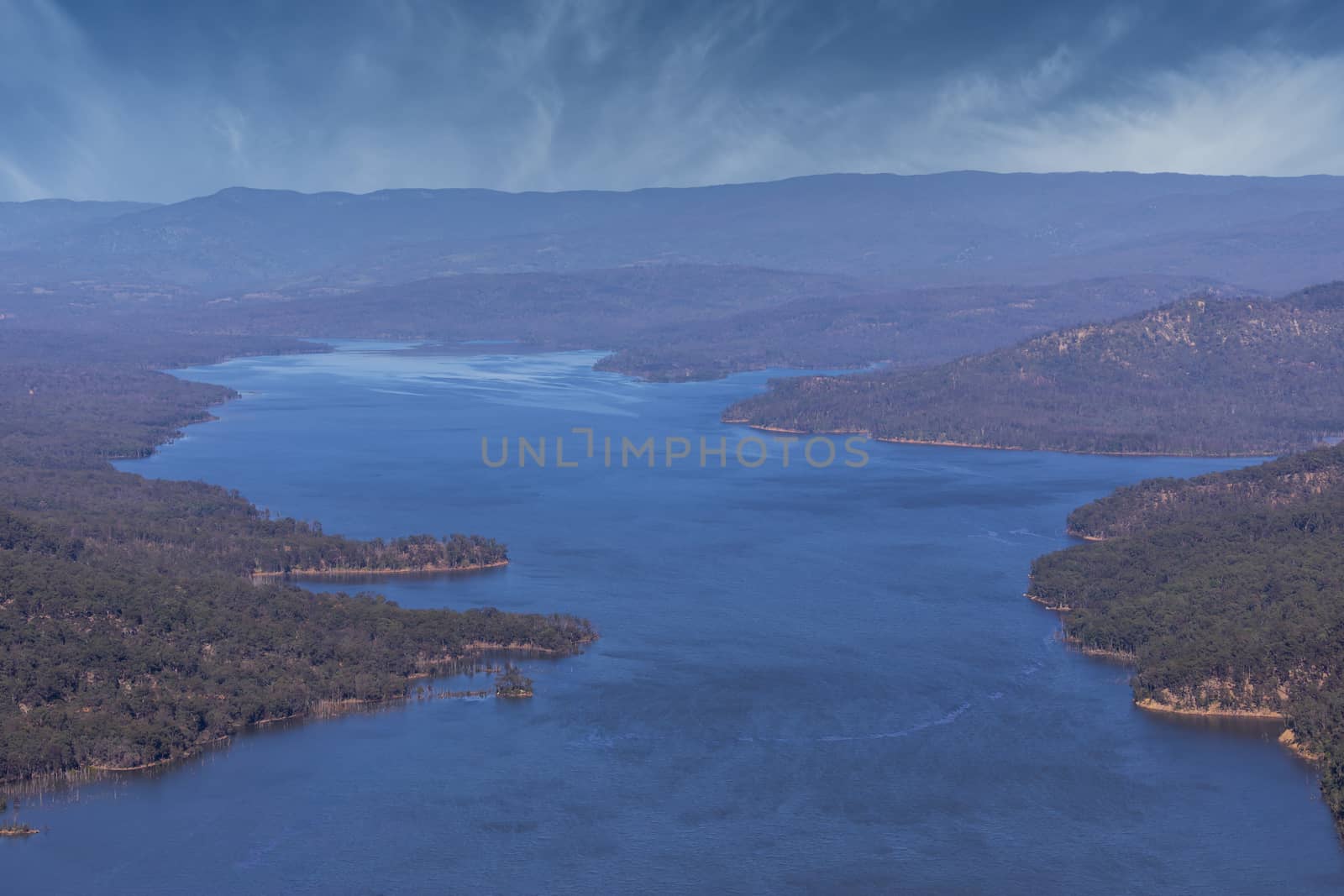 Lake Burragorang in New South Wales in regional Australia by WittkePhotos