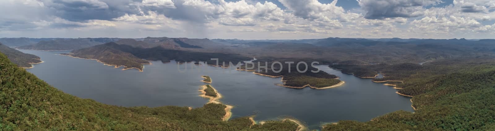 Sydney’s primary source of drinking water Lake Burragorang in The Blue Mountains in New South Wales, Australia