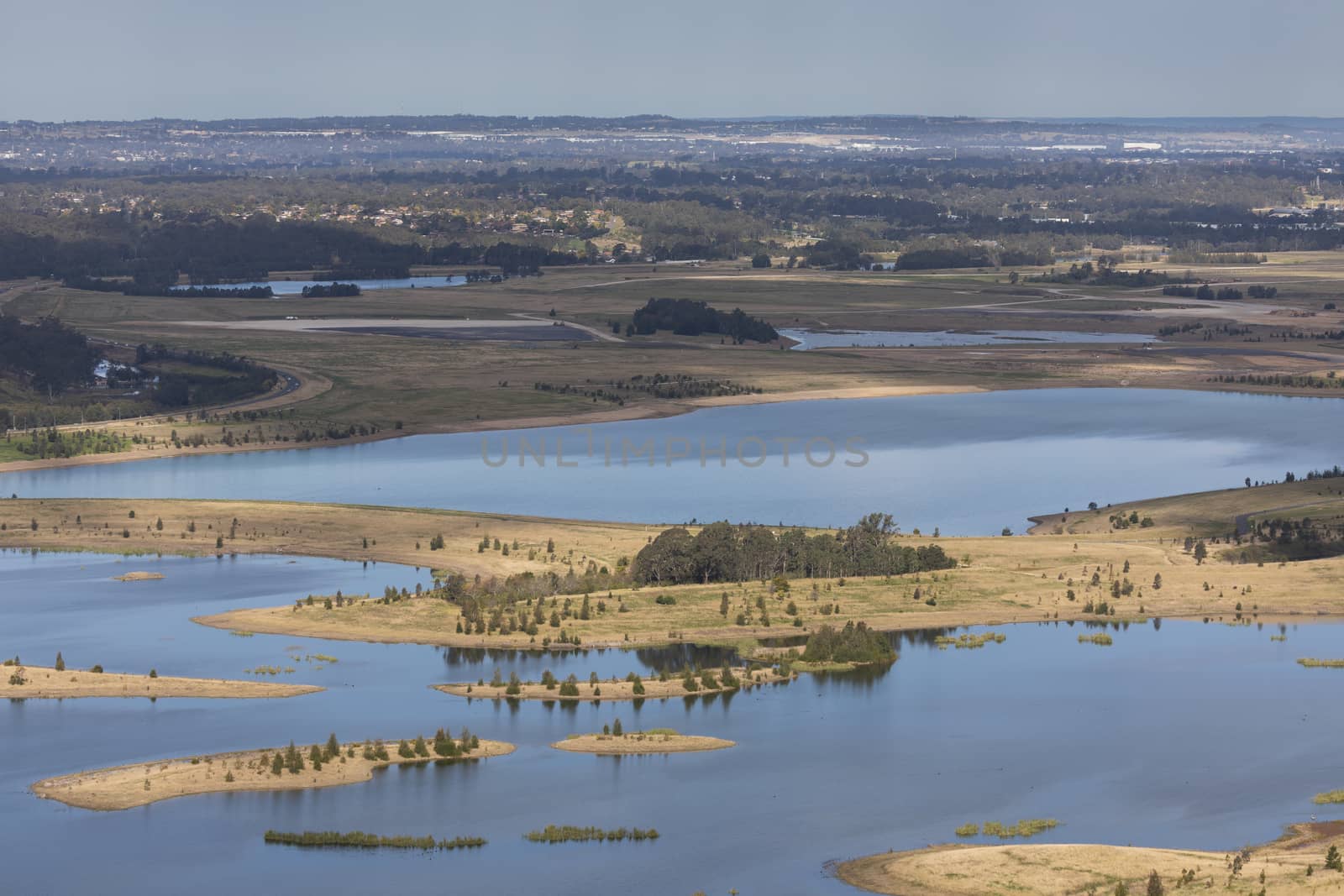 The waters of the Cumberland Plain and Nepean River in The Blue Mountains in regional New South Wales in Australia