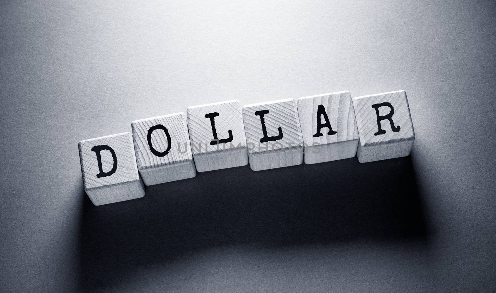 Dollar Word with Wooden Cubes by Jievani