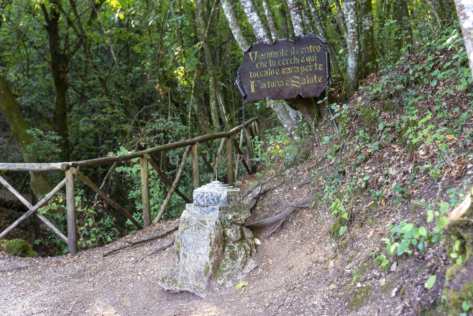 geographical center of italy located in narni province of terni