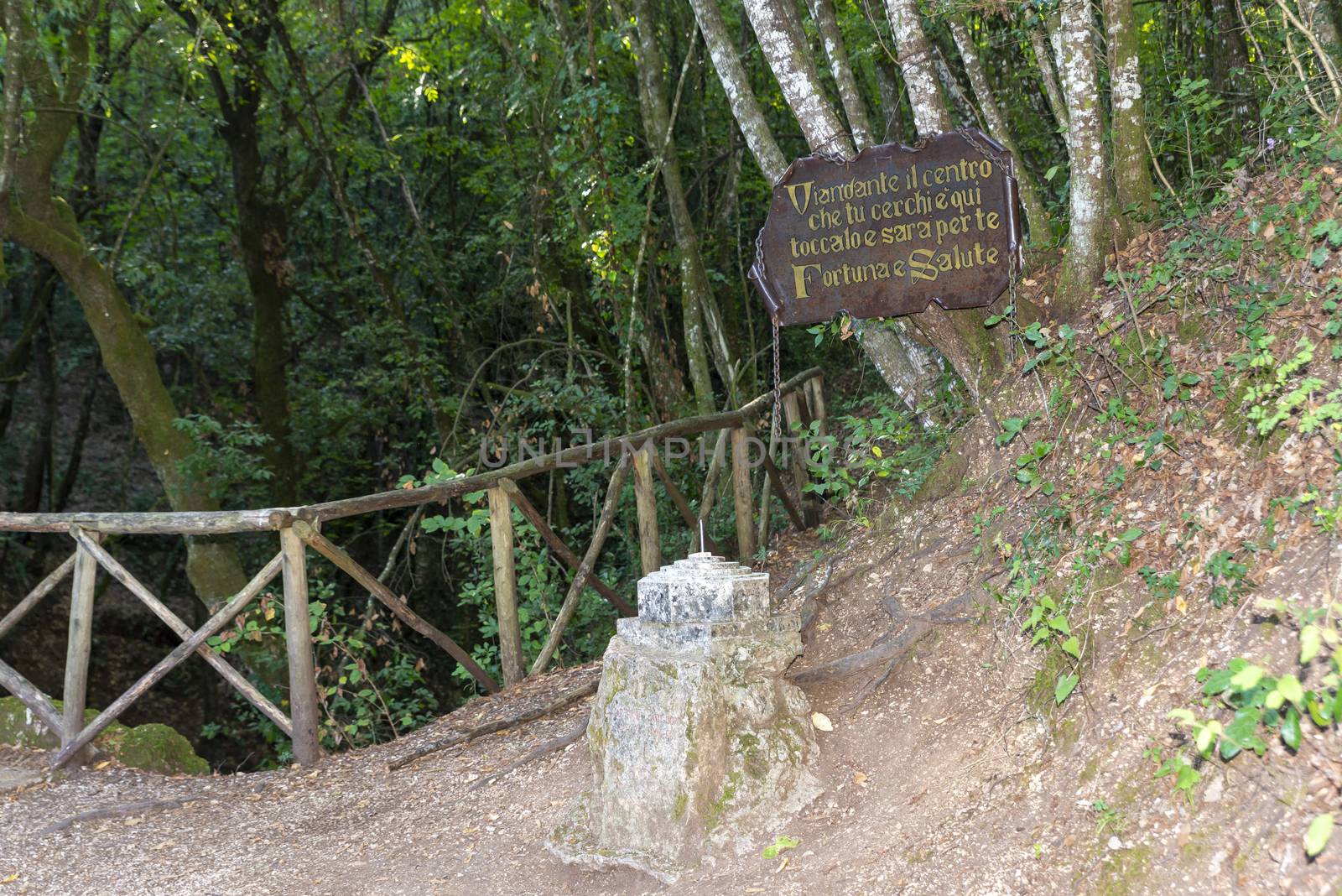 geographical center of italy located in narni province of terni