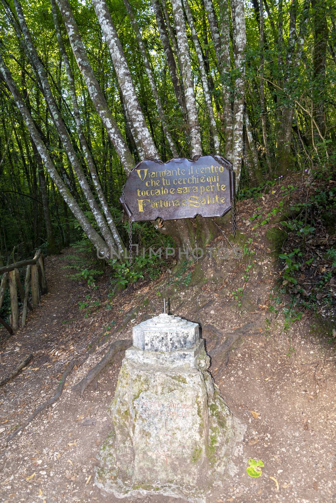 geographical center of italy located in narni province of terni