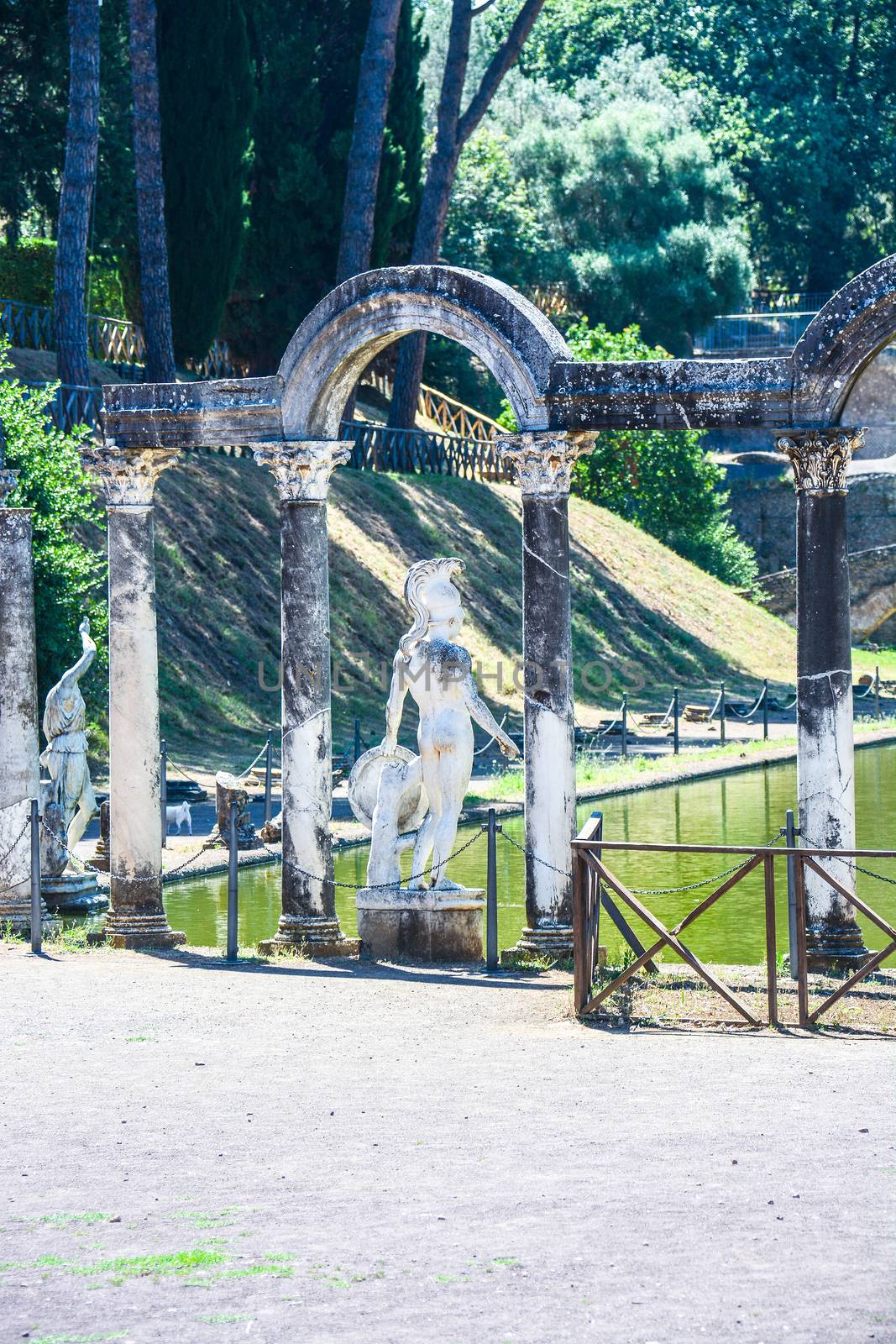 hidden treasures of Italy rare view of Canopo in Tivoly Italy