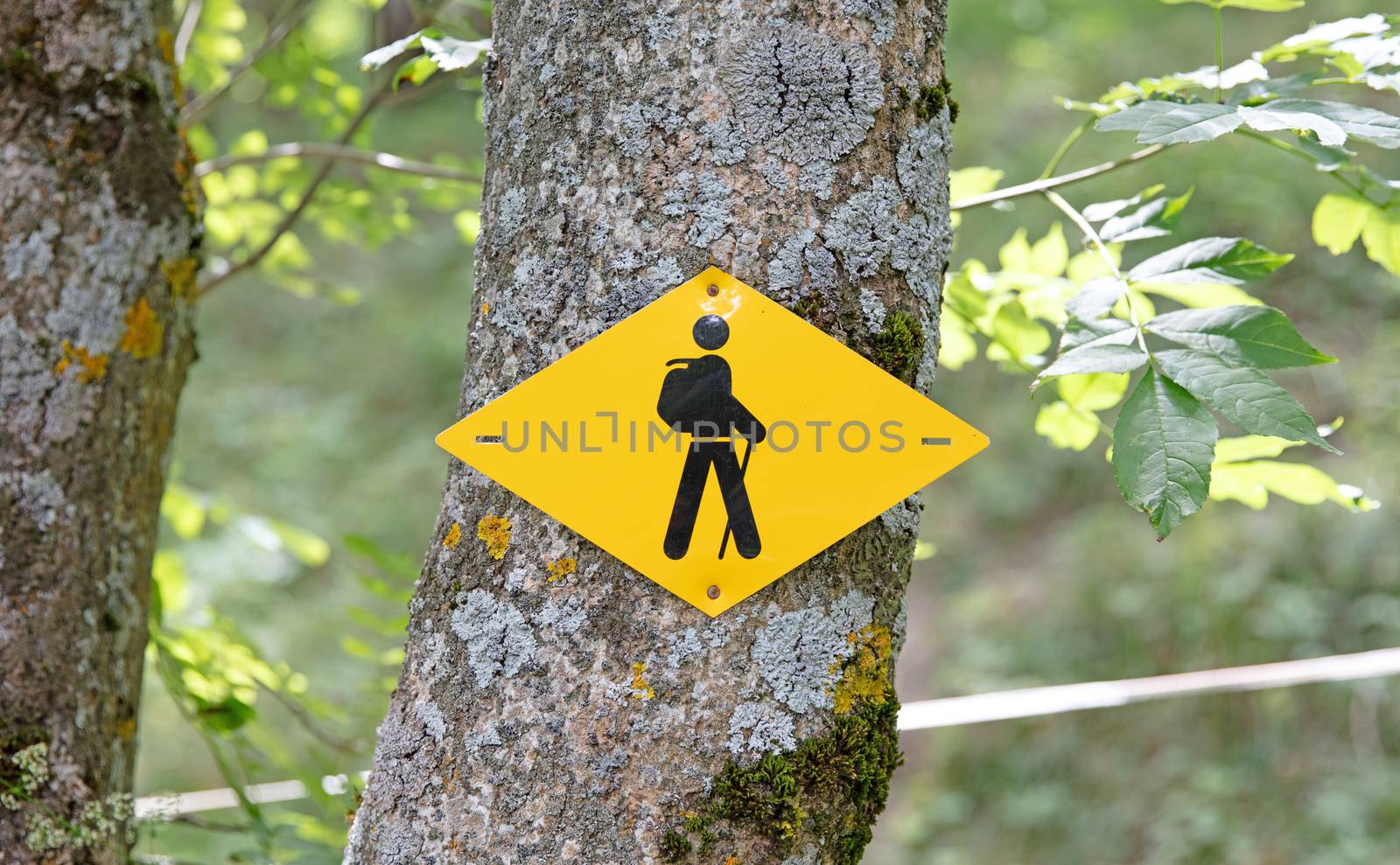 Hiking trail sign by michaklootwijk