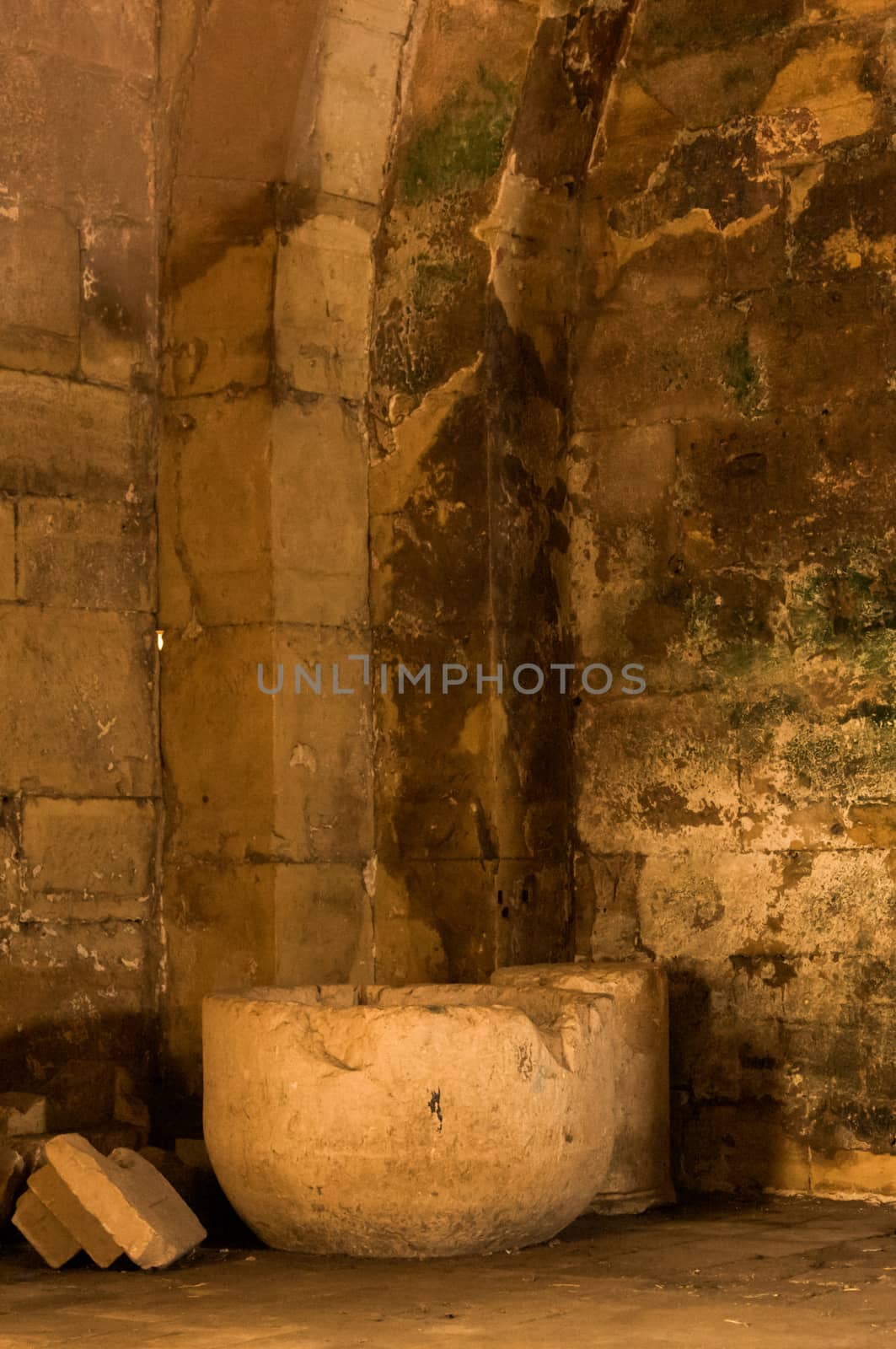 Crac de chevalier Syria 2009 interior the best-preserved of the Crusader castles by kgboxford