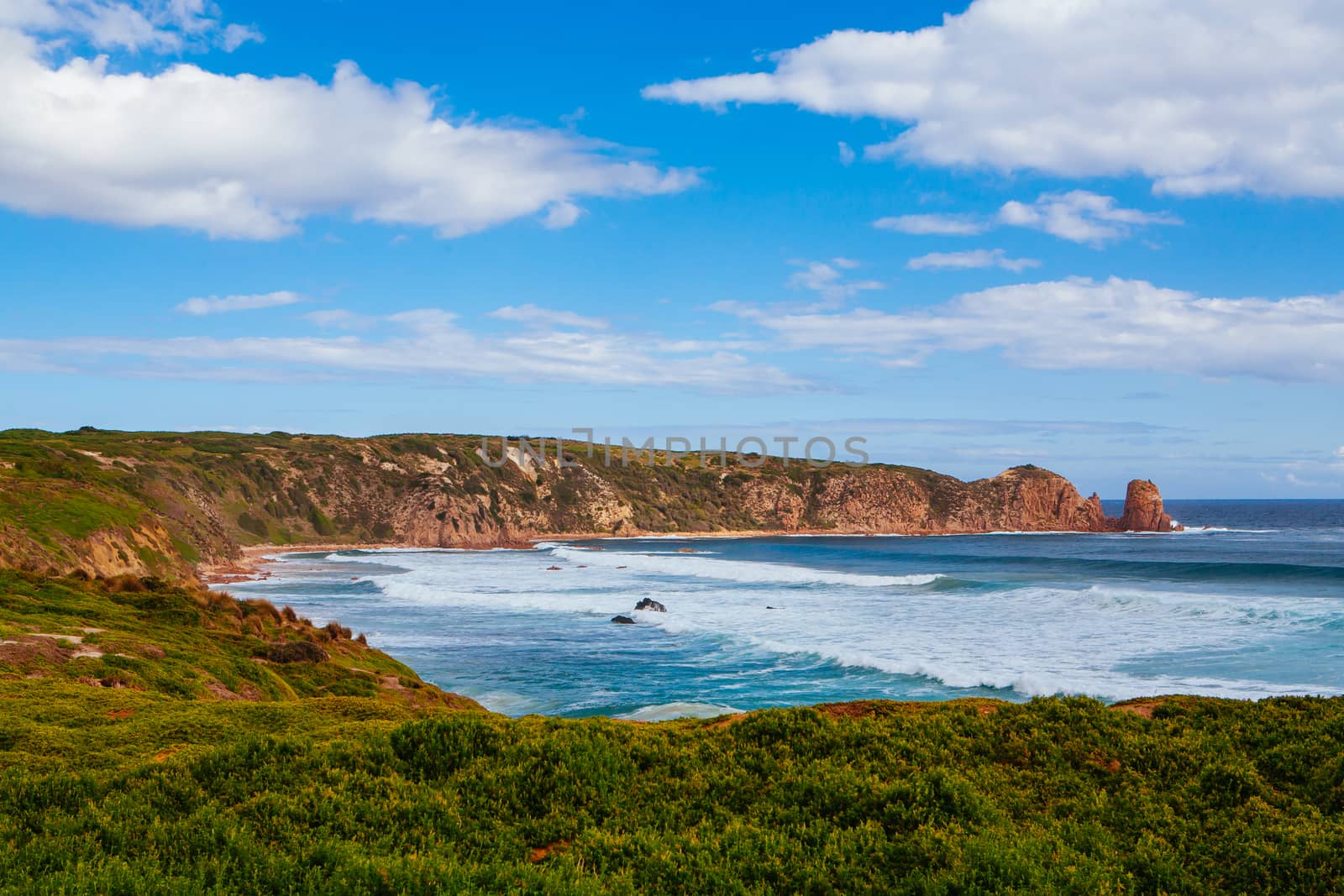 Views around the Pinnacles and Cape Woolami in Phillip Island Nature Park along Bass Coast, Victoria, Australia