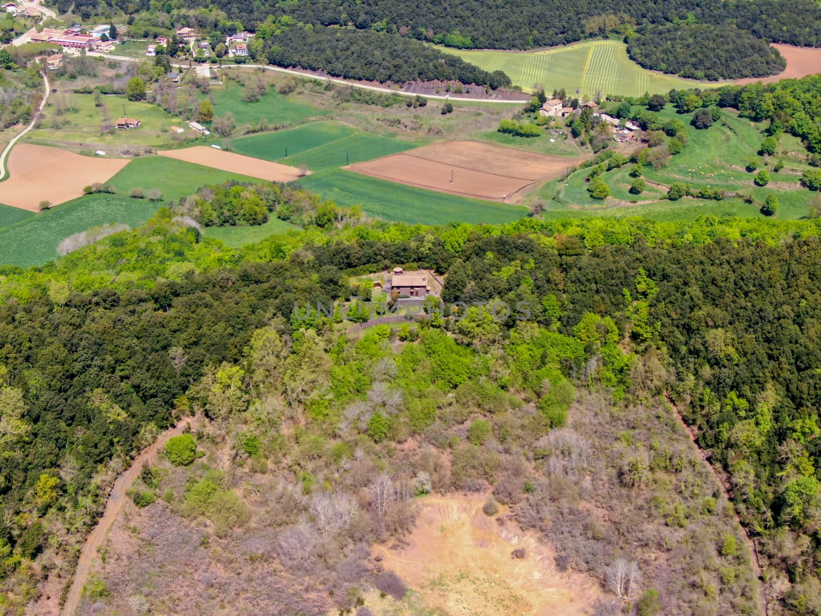 The Santa Margarida Volcano is an extinct volcano in the comarca of Garrotxa, Catalonia, Spain. The volcano has a perimeter of 2 km and a height of 682 meters in Garrotxa Volcanic Zone Natural Park